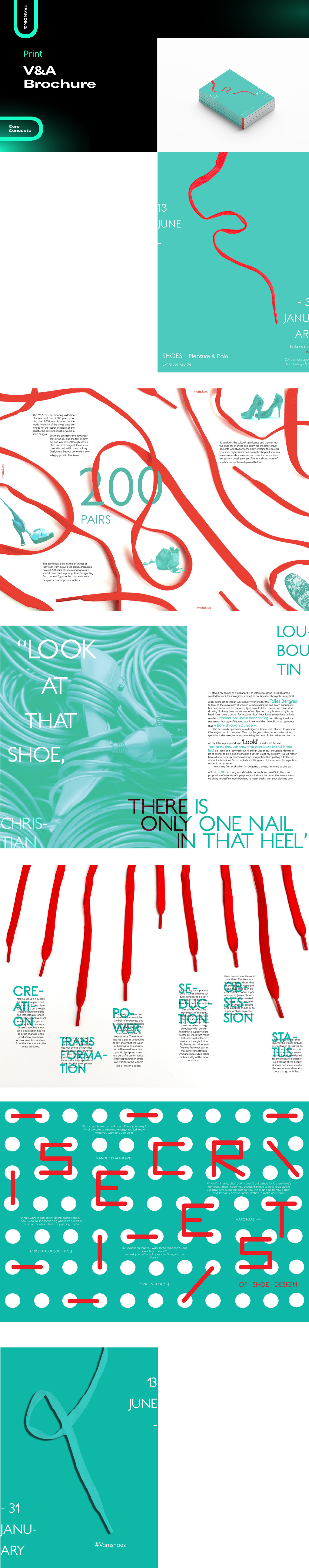Portfolio Website V&A Brochure Scroll